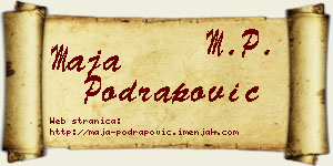 Maja Podrapović vizit kartica